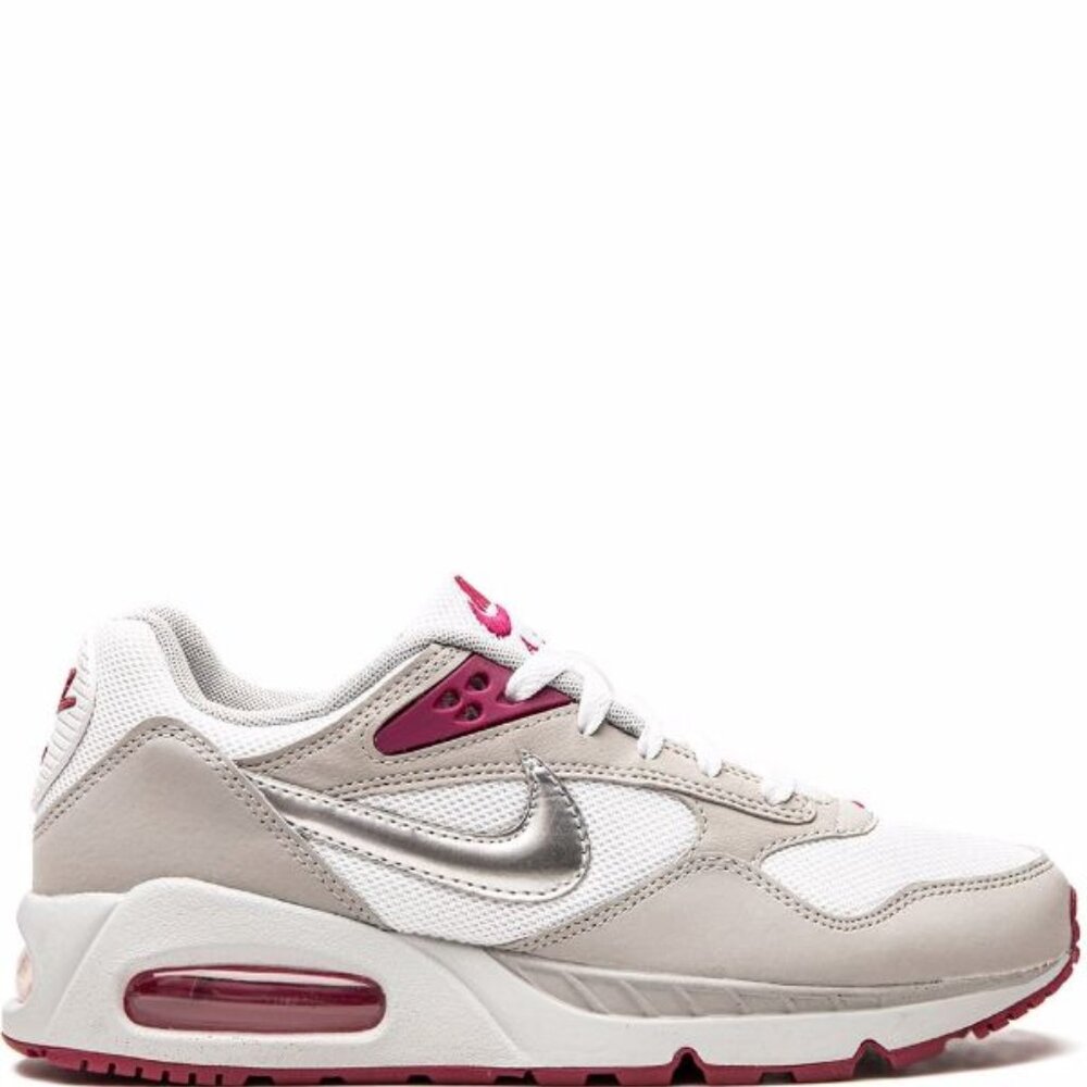 Nike Air Max White Grey & Burgundy